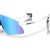 Óculos de Sol Oakley Stunt Devil Unissex Branco / Azul