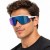 Óculos de Sol Oakley Stunt Devil Unissex Branco / Azul