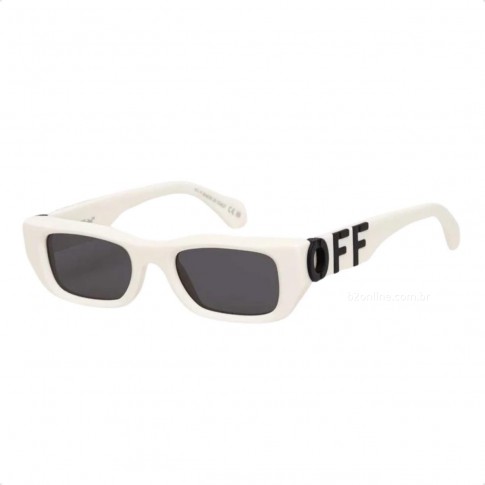 Óculos de Sol Off-White Fillmore Unissex Branco / Preto