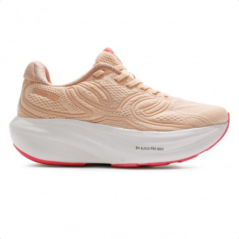 Tênis Olympikus Corre Max Feminino Rosa Claro / Branco