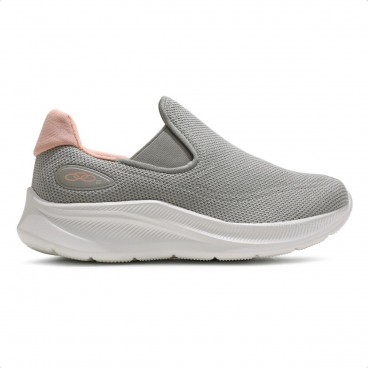 Tênis Olympikus Flutua 2 Feminino Cinza / Rosa Claro