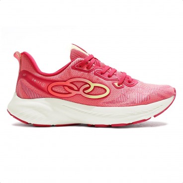 Tênis Olympikus Swift 5 Feminino Rosa / Vermelho
