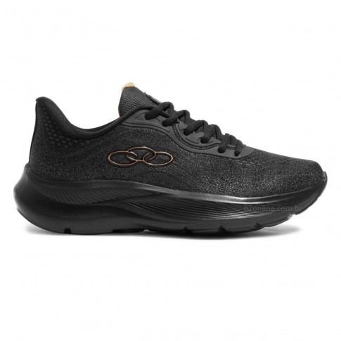 Tênis Olympikus Venus 3 Feminino Preto / Dourado