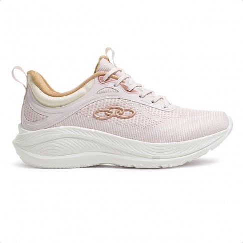 Tênis Olympikus Vibe Feminino Rosa Claro / Bege