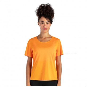 Camiseta Olympikus Corre Olympikus Feminina Laranja