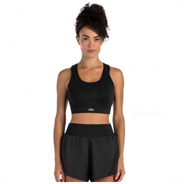 Top Olympikus Corre Alto Impacto Feminino Preto