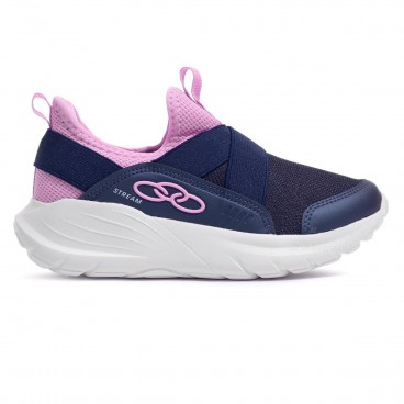 Tênis Olympikus Stream Infantil Marinho / Rosa