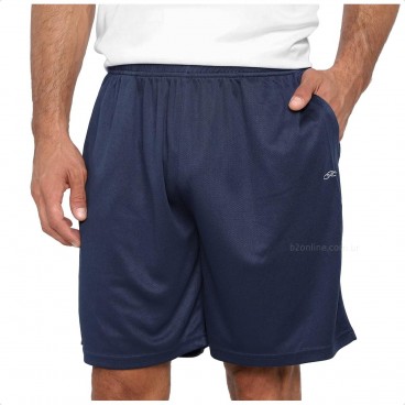 Bermuda Olympikus Basic Mesh Masculina Azul / Marinho