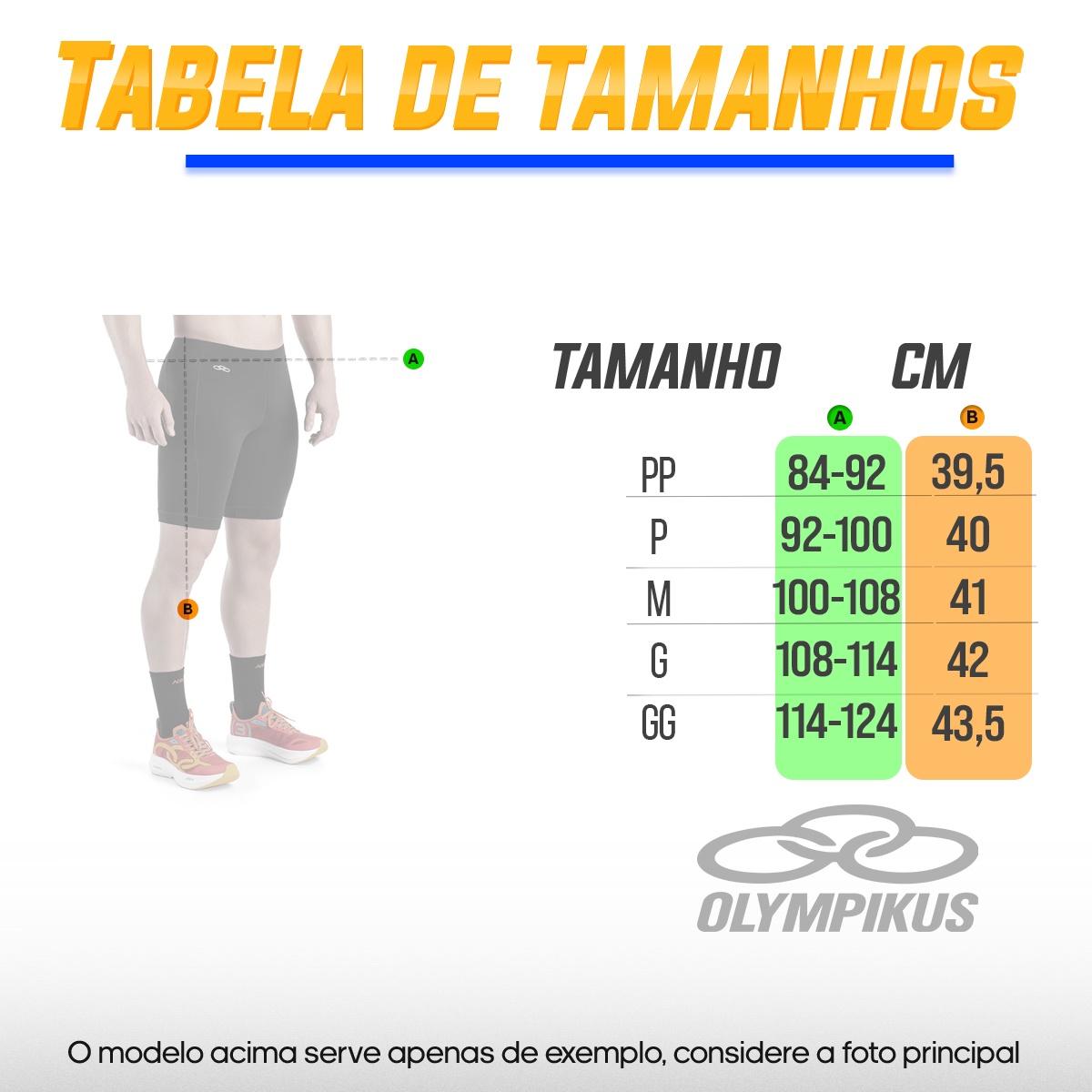 Bermuda Olympikus Corre Com Bolso Masculina Preto