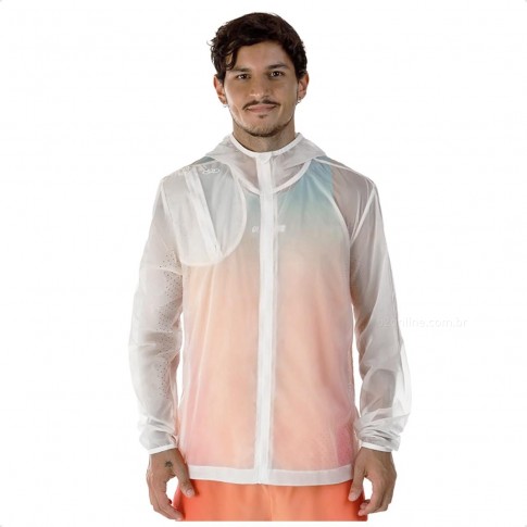 Jaqueta Olympikus Corta Vento Corre Masculina Branco