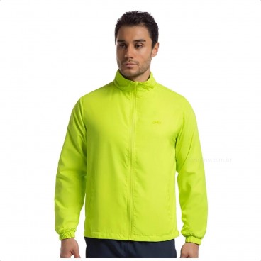 Jaqueta Olympikus Quebra Vento Essential Masculina Verde Neon