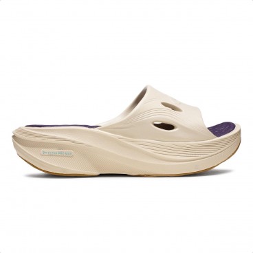 Chinelo Olympikus Pós Corre Unissex Bege / Roxo