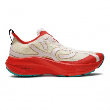 Tênis Olympikus Corre 4 Unissex Bege / Vermelho