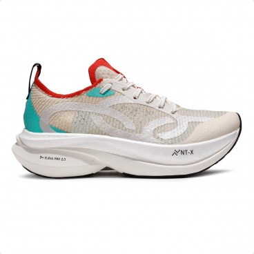 Tênis Olympikus Corre Grafeno 3 Unissex Bege / Vermelho