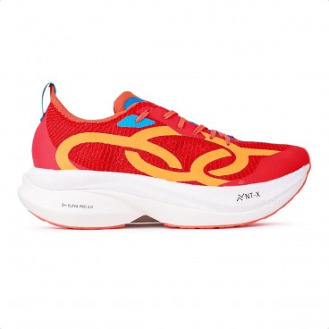 Tênis Olympikus Corre Grafeno 3 Unissex Vermelho / Amarelo