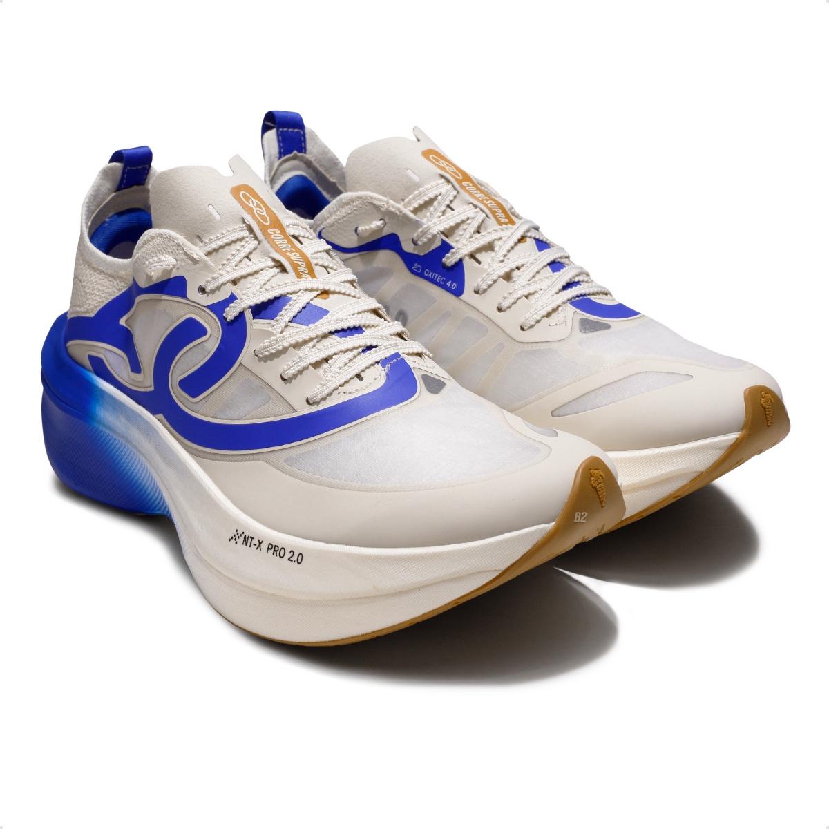 Tênis Olympikus Corre Supra 2 Unissex Bege / Azul