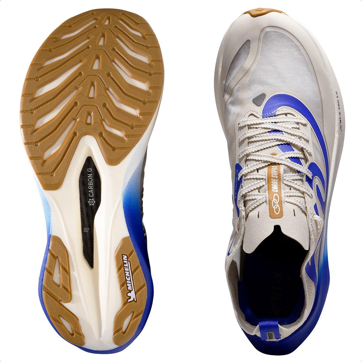 Tênis Olympikus Corre Supra 2 Unissex Bege / Azul