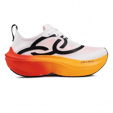 Tênis Olympikus Corre Supra 2 Unissex Branco / Laranja