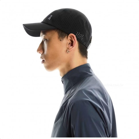 Boné On Running Lightweight Preto / Preto