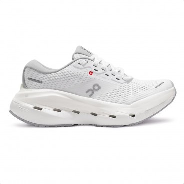 Tenis On Running Cloudrunner 3 Max Feminino Branco / Cinza Claro