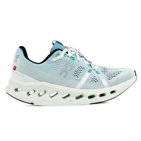 Tênis On Running Cloudsurfer Feminino Azul / Verde