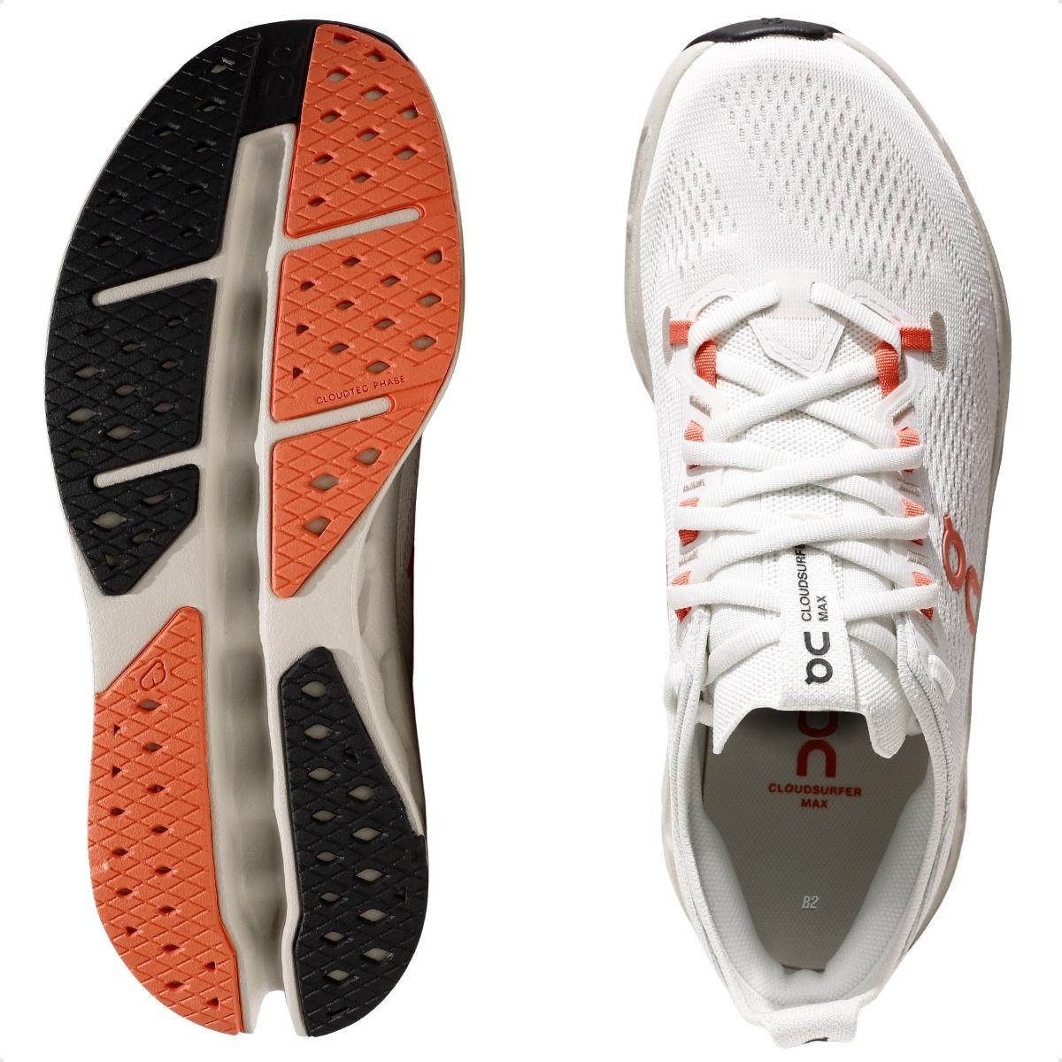 Tenis On Running Cloudsurfer Max Feminino Bege / Coral