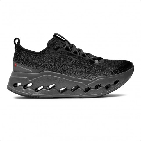 Tenis On Running Cloudsurfer Max Feminino Preto / Chumbo