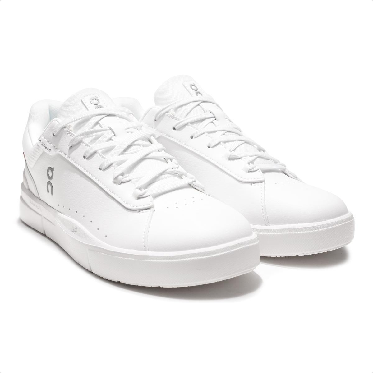Tênis On Running The Roger Advantage 1 Feminino Branco / Branco