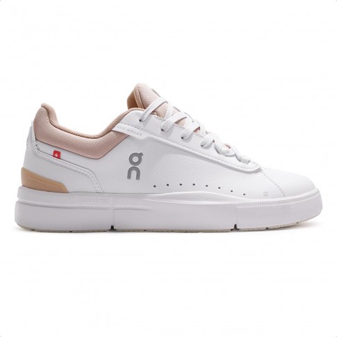 Tênis On Running The Roger Advantage 1 Feminino Branco / Rosê