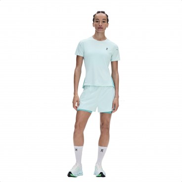 Camiseta On Running Performance T Feminina Azul Claro