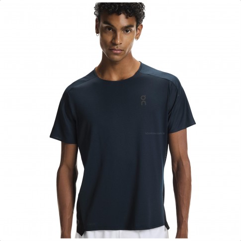 Camiseta On Running Performance T Masculina Marinho