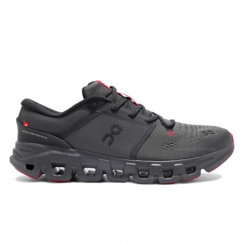 Tênis On Running Cloud X 5 Masculino Preto / Vermelho