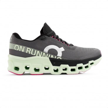 Tenis On Running Cloudmonster 2 Masculino Chumbo / Verde