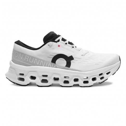 Tênis On Running Cloudmonster 3 Masculino Branco / Preto