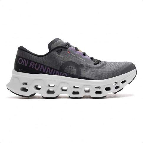 Tênis On Running Cloudmonster 3 Masculino Chumbo / Preto