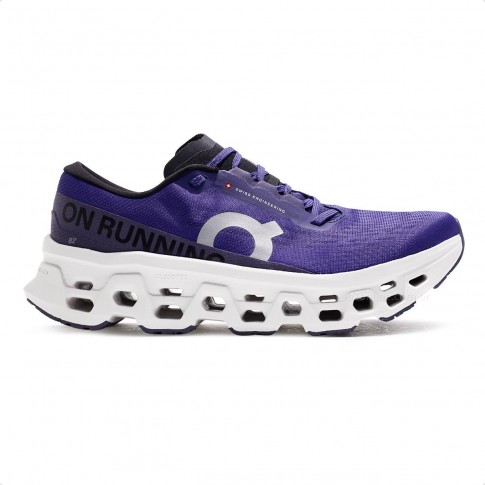 Tênis On Running Cloudmonster 3 Masculino Roxo / Branco
