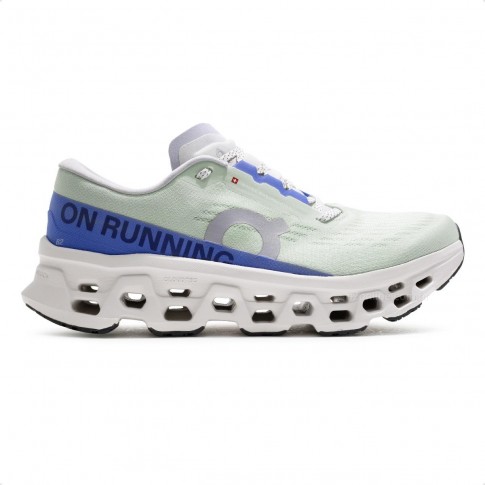 Tênis On Running Cloudmonster 3 Masculino Verde / Azul
