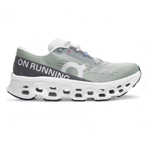 Tênis On Running Cloudmonster 3 Masculino Verde / Cinza