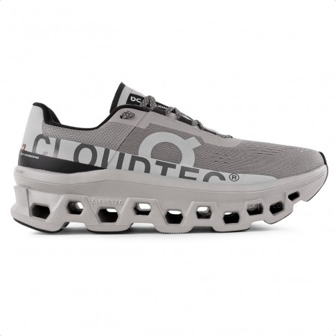 Tênis On Running Cloudmonster Masculino Cinza / Preto