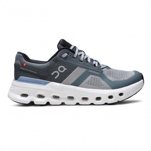 Tenis On Running Cloudrunner 2 Masculino Cinza / Chumbo