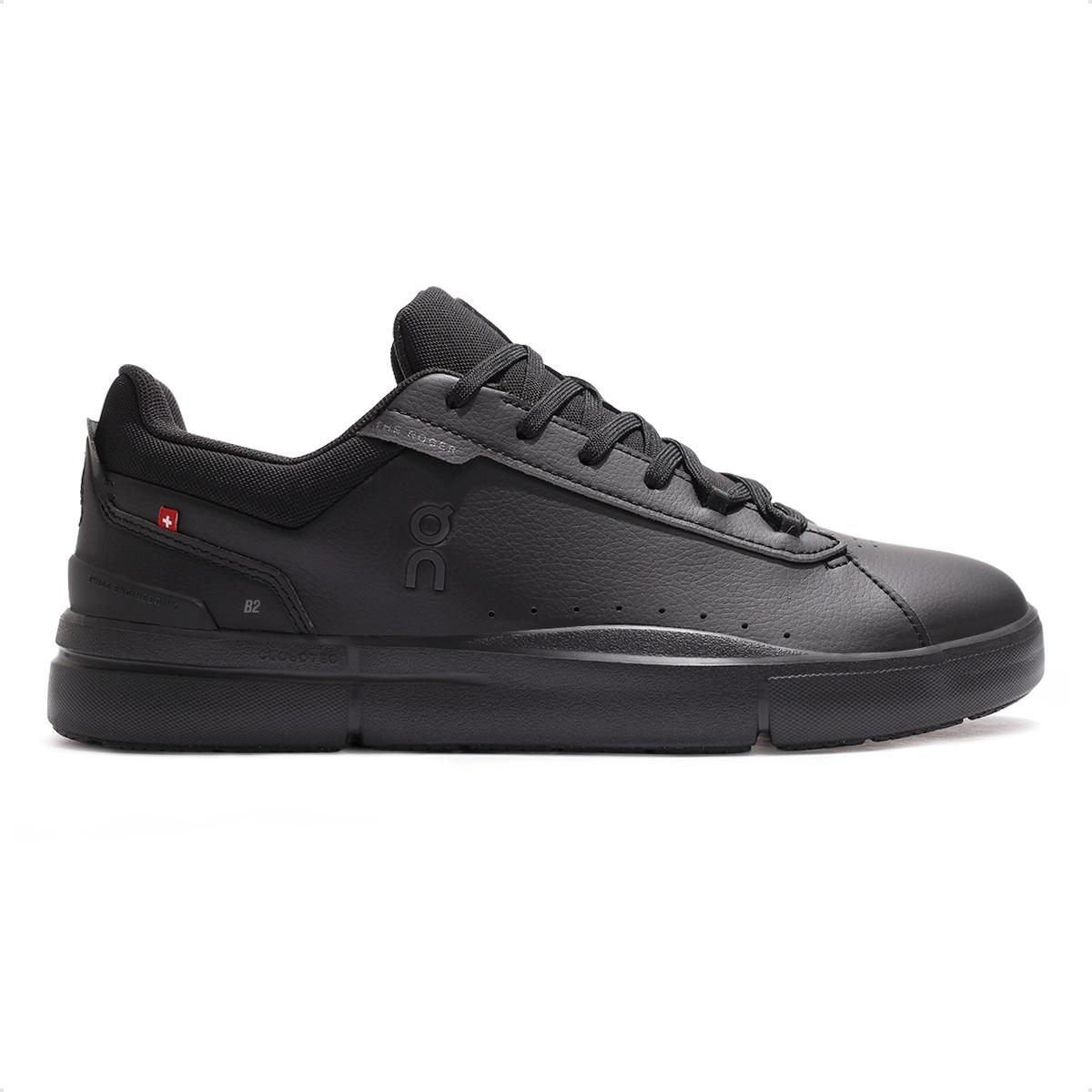 On(オン) THE ROGER Advantage 28.0 メンズ　黒 Tênis On Running The Roger Advantage Masculino Preto / Preto