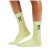 Kit 3 pares de Meias On Running Logo High Verde / Verde