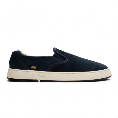 Tênis Osklen Bossanova Camurça Marinho / Bege