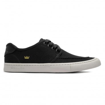 Tênis Osklen Deck Canvas Masculino Preto / Bege