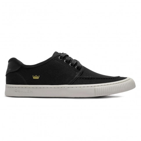 Tênis Osklen Deck Canvas Masculino Preto / Bege