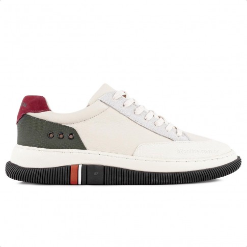 Tênis Osklen Hybrid Laces Masculino Off White / Verde