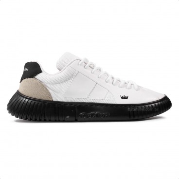 Tênis Osklen Riva Fusionado Black Sole Masculino Branco / Preto