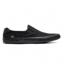 Tênis Osklen Slip on Canvas Black Sole Masculino Preto / Preto