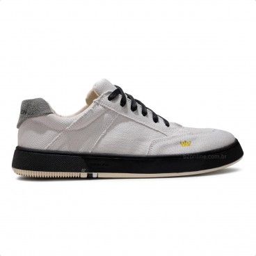 Tênis Osklen Soho Lona Black Sole Masculino Cinza / Preto