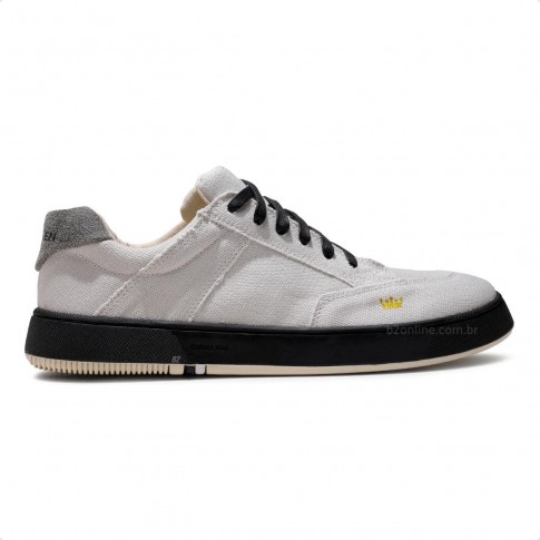 Tênis Osklen Soho Lona Black Sole Masculino Cinza / Preto